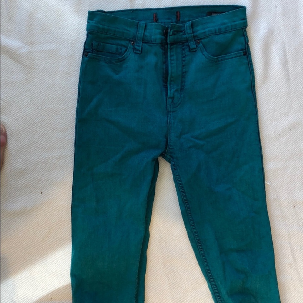 UO Green Cigarette Jeans